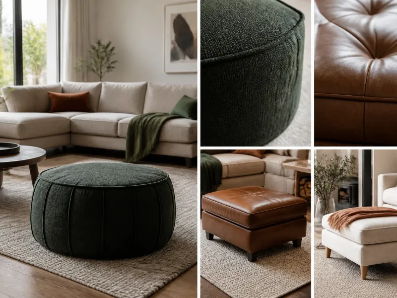 Pouf, pouf contenitore o sgabello poggiapiedi: guida all'acquisto